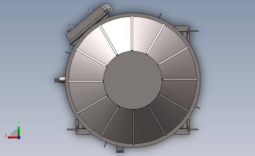 5000风量旋转RTO炉 催化燃烧蓄热设备sw18可编辑_SOLIDWORKS 2018_模型图纸下载 – 懒石网