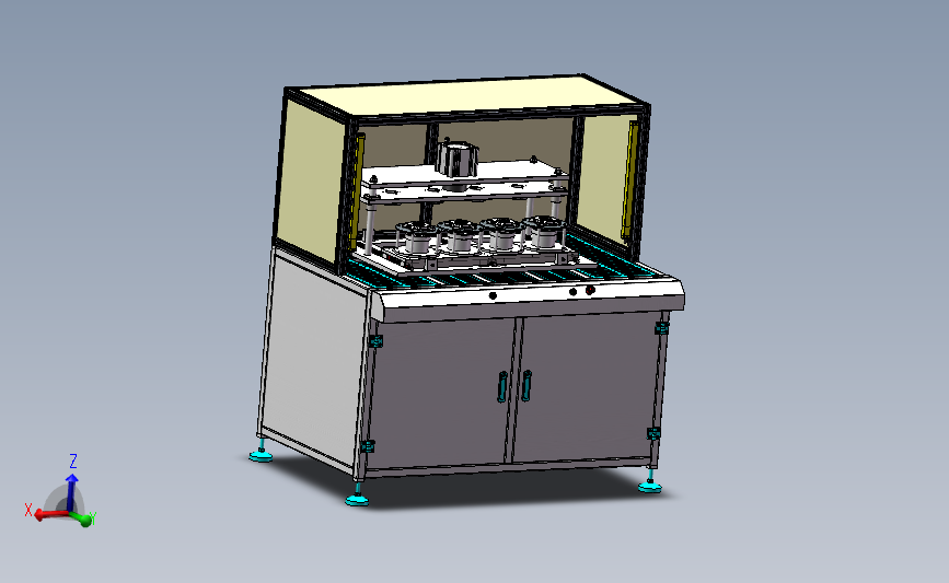 BMC塑封定子清理机sw18可编辑_SOLIDWORKS 2018_模型图纸下载 – 懒石网