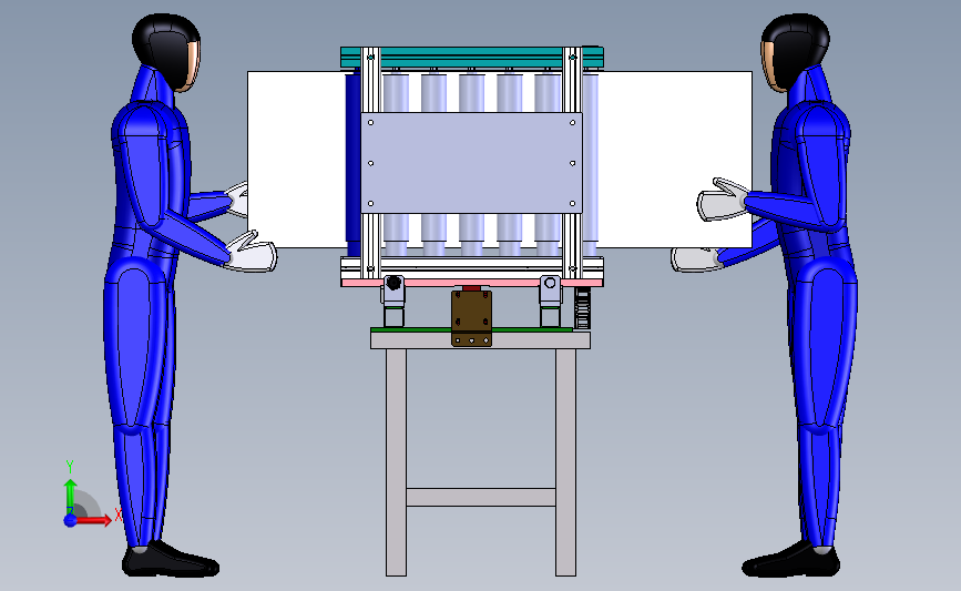 钣金压平卷弯机器 Solidworks 2018 模型图纸下载 懒石网