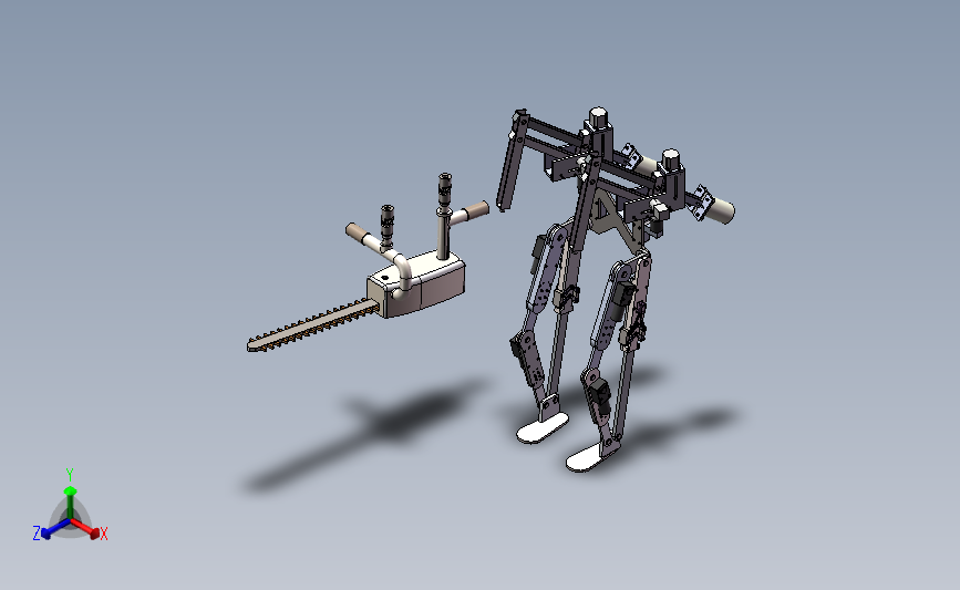 除草绿篱机器人（sw18可编辑+工程图）