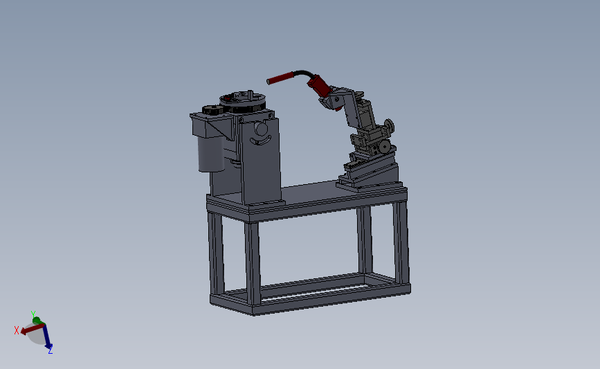 环缝焊机3D+2D+BOM 3D模型sw2016可编辑