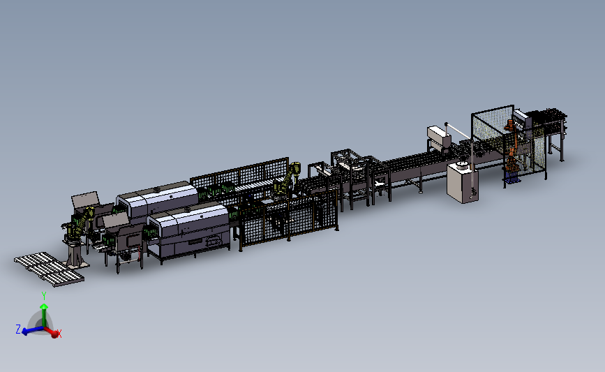 面包片自动烘烤装箱生产线sw20