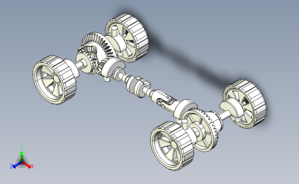 转向差速与动力传动设计