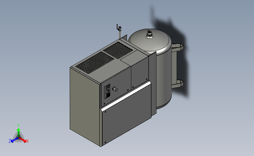 4kw空气压缩机带冷干机螺杆空压机