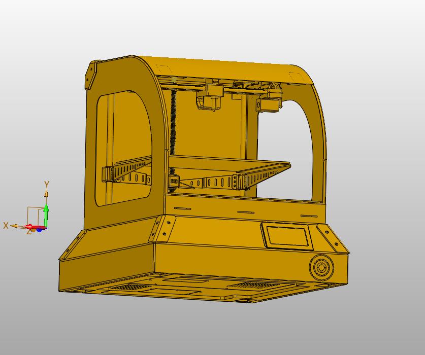 3d打印机桌面级教育企业智能商用全封闭