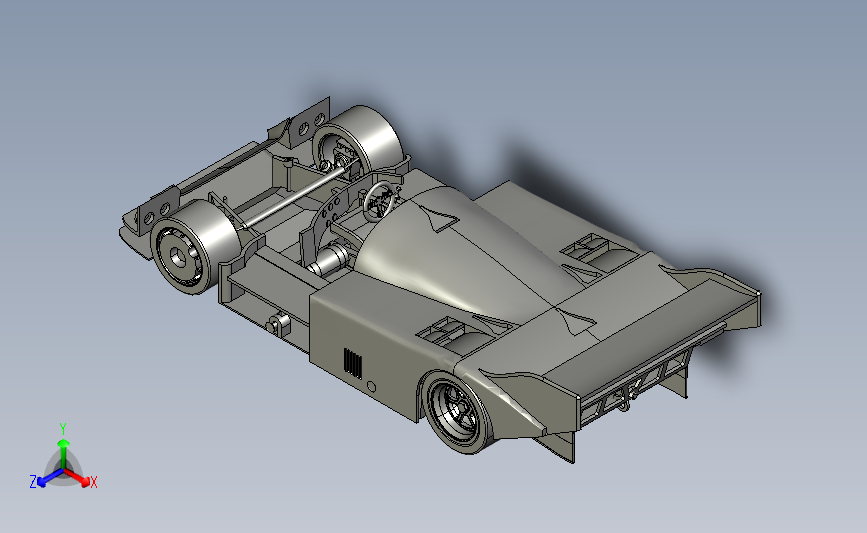 保时捷经典C组赛车Porsche962C 主视图