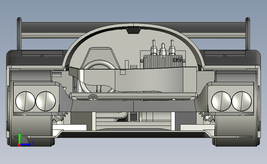 保时捷经典C组赛车Porsche962C 左侧视图