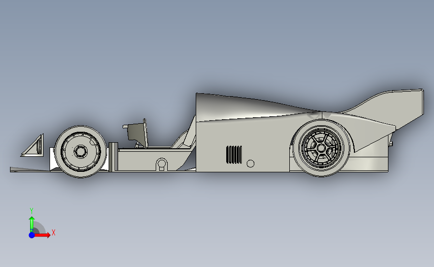 保时捷经典C组赛车Porsche962C 正面视图