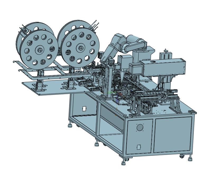 插头外壳卷筒安装激光焊接设备