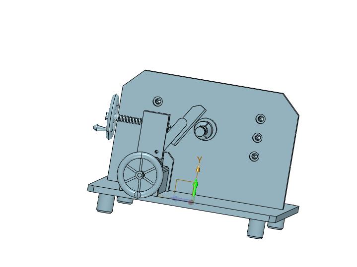 产品旋转手摇移动切割设备