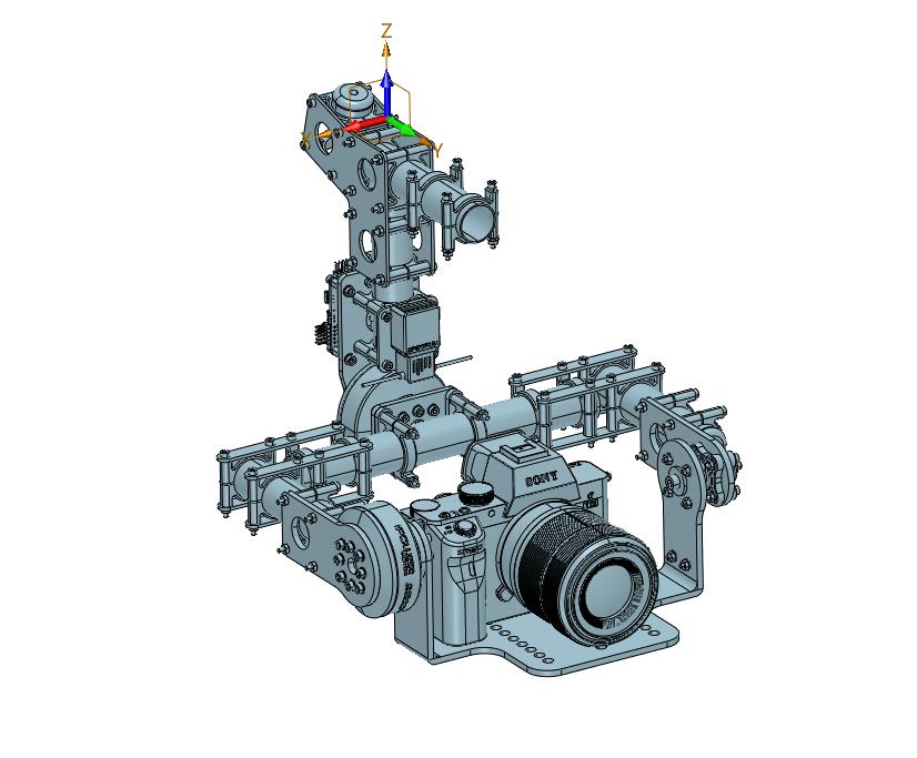 单反相机视频拍摄稳定器减震架