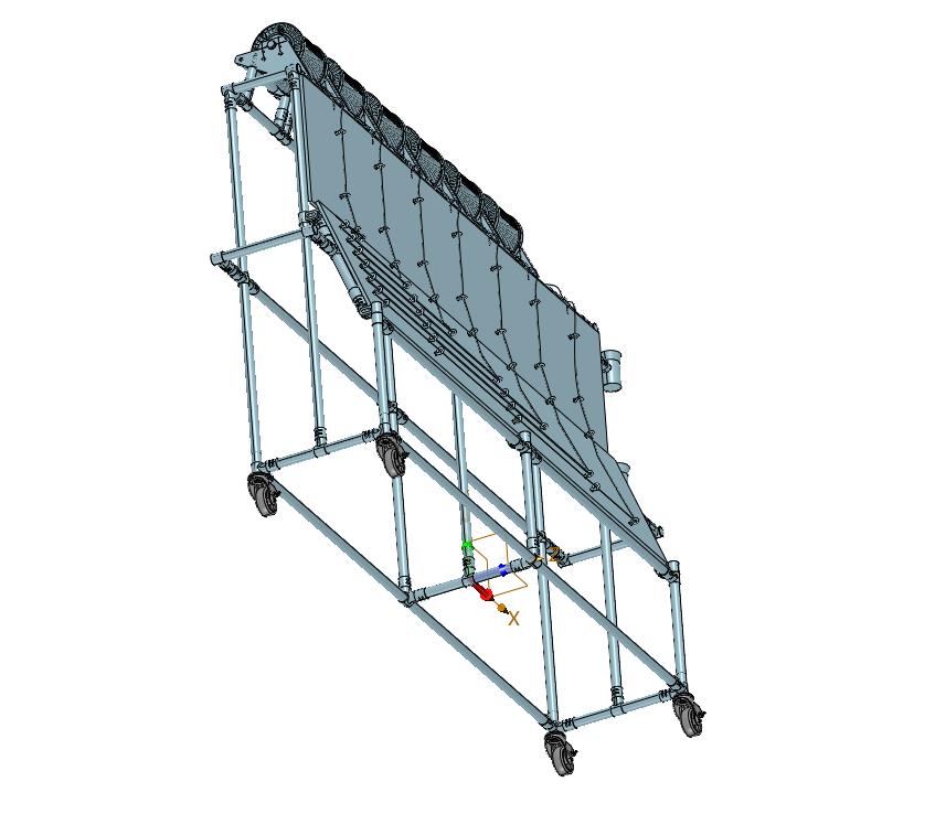 多颜色线缆电线配料送线小车