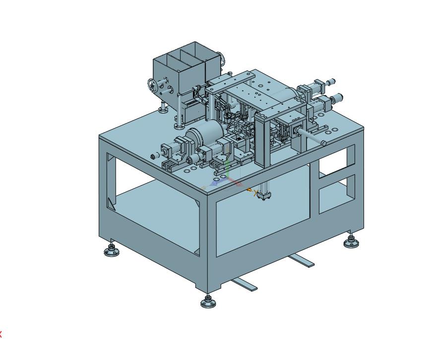 钢管圆管自动送料两头打孔攻丝机