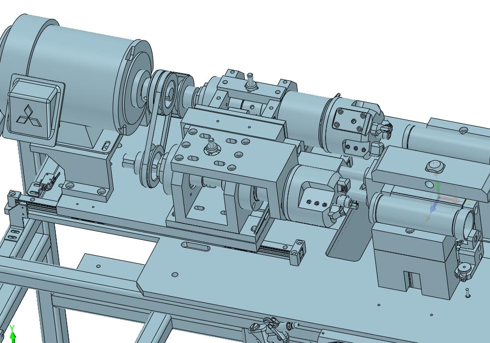 管道旋转式双头镗孔机车孔机