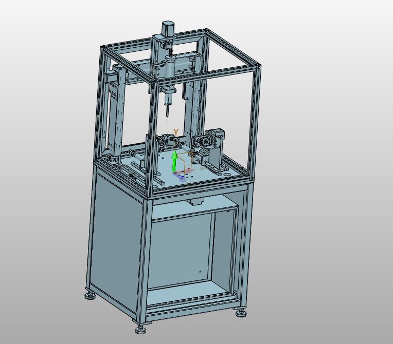 角度可以旋转的四轴涂胶设备