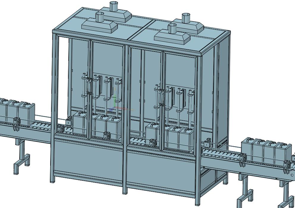 汽油桶尿素甲醇4头灌装机