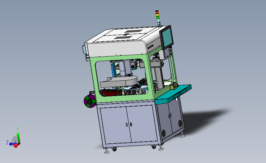 手机外壳弹片焊接机 3D模型sw2018可编辑