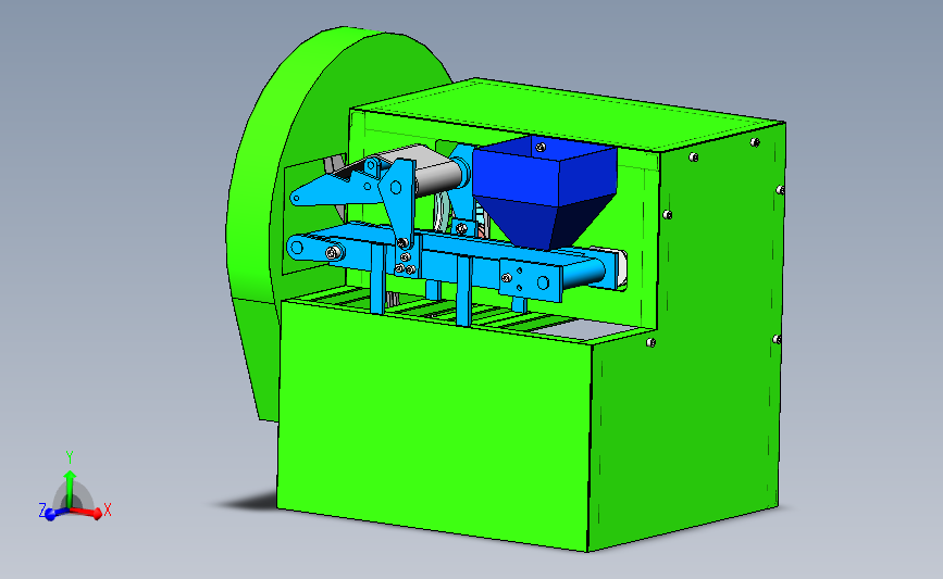 蔬菜自动切片机sw20可编辑_SOLIDWORKS 2020_模型图纸下载 – 懒石网