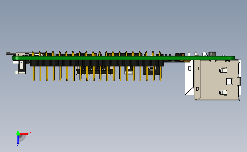 四轴输送无人机模型cero5.0可编辑 俯视图