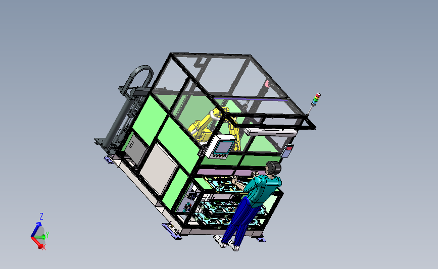 天窗装配线-OFFLINE(导轨涂油工位)sw16可编辑