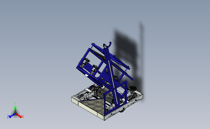 游戏比赛机器人3D模型 stp
