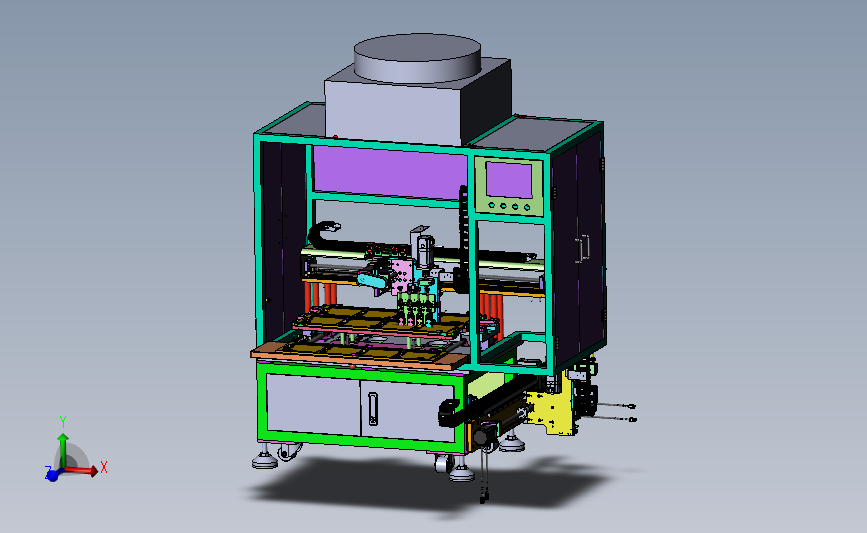 自动摆盘机（sw19可编辑+bom）