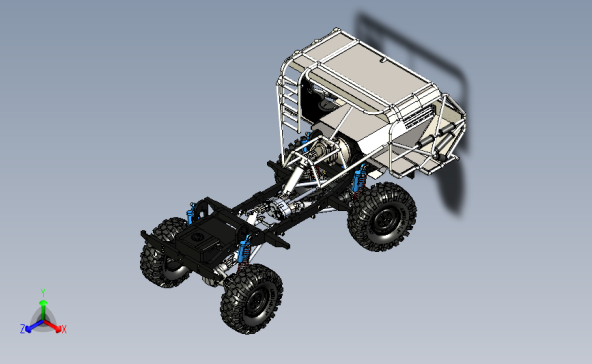 RC4WD Gelande遥控卡车结构模型
