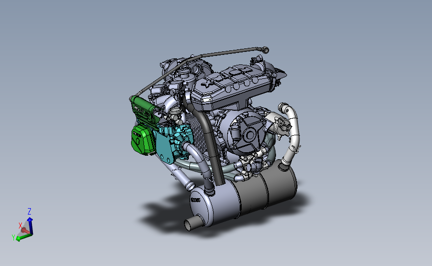 发动机 Rotax 912iS 主视图