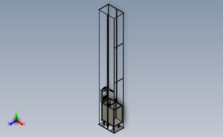 1_电梯升降原理（传动解析图）