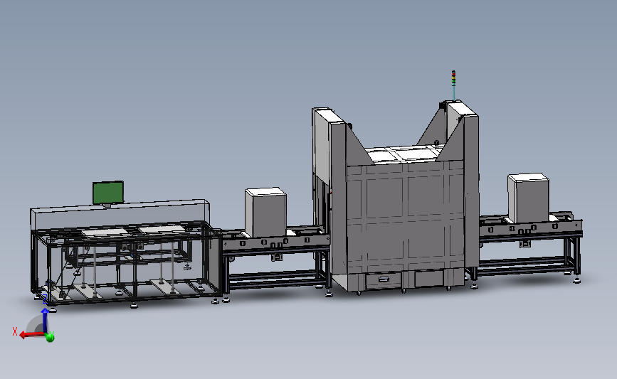 大型音响自动化设备3D数模图纸 Solidworks设计