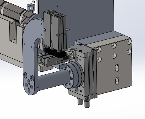 自动油管安装机3D数模图纸 Solidworks设计