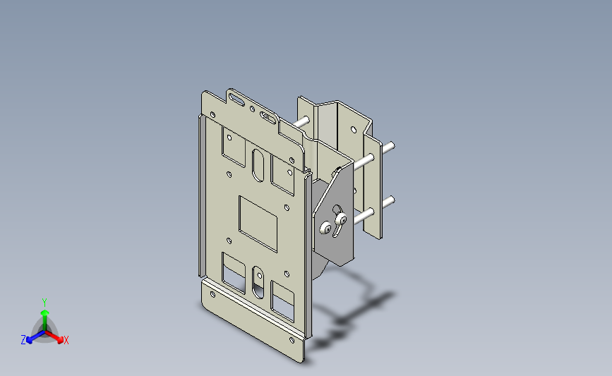 VT3-V7R_pole-bracket_kc基恩士模型