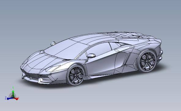 兰博基尼 aventador