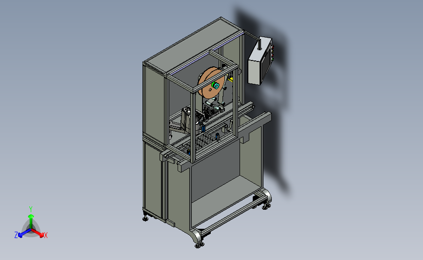 21-四轴机器人自动贴标机