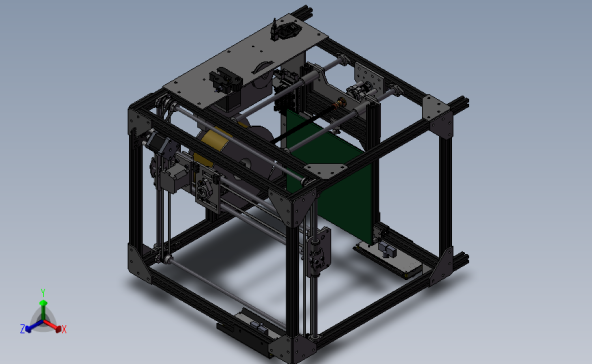 255mxW227mmxH200mm-3d打印机