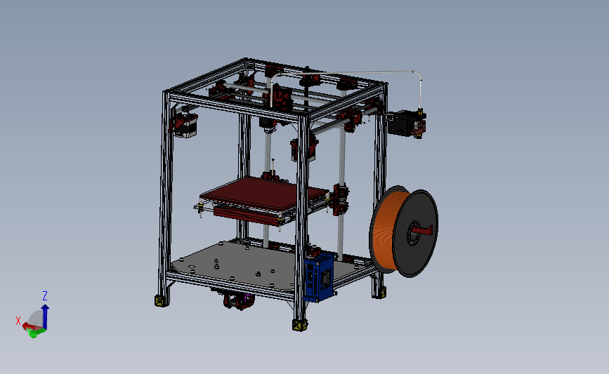 A18-拉斯伯里模块3D打印机模型