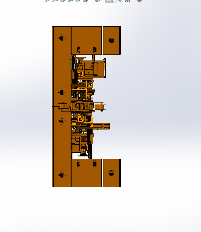 大型汽车发动机制造机器