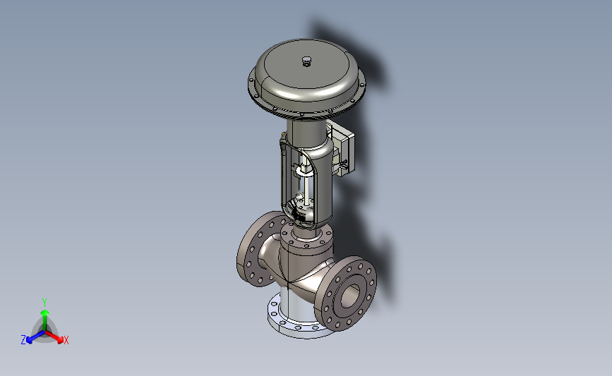 三通控制阀.STEP
