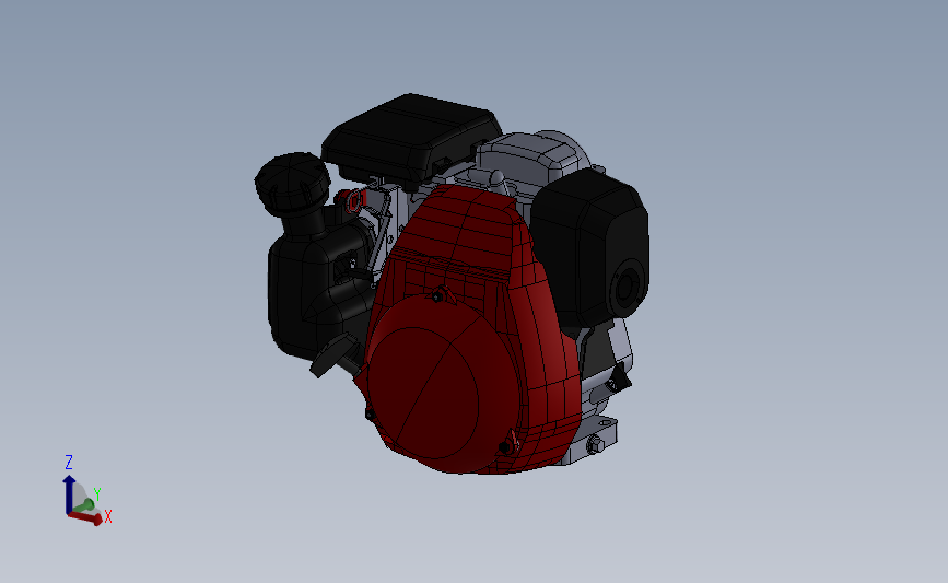 本田 GC160 发动机模型_SOLIDWORKS 2021_模型图纸下载 – 懒石网