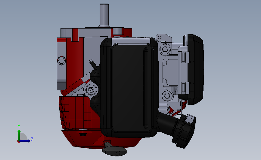本田 GC160 发动机模型_SOLIDWORKS 2021_模型图纸下载 – 懒石网