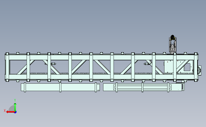 六轴焊接机器人与行走地轨