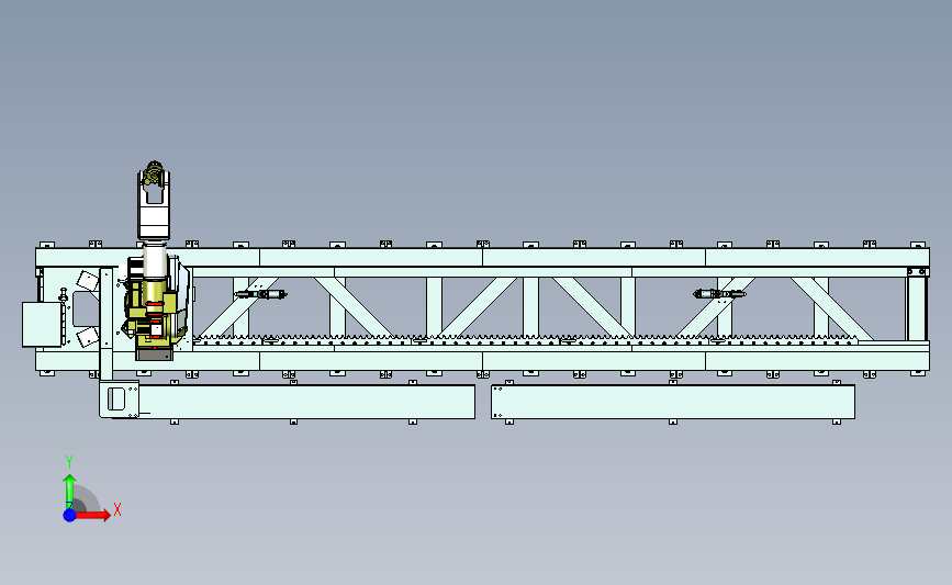 六轴焊接机器人与行走地轨
