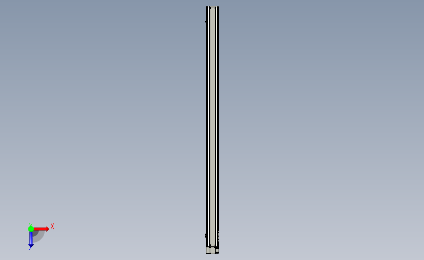 机械手(滑台模组)开放式系列HBR135B-DP-T400-L75-2300-L3 俯视图
