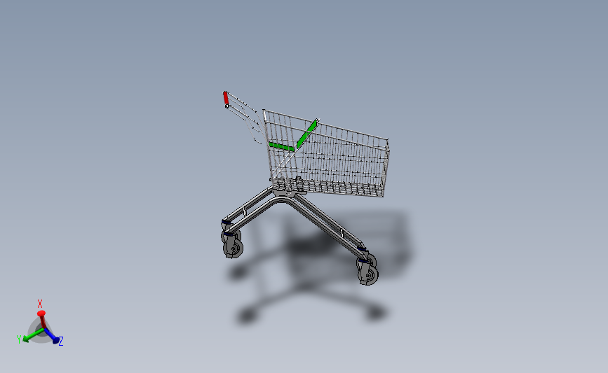 手推车solidworks图