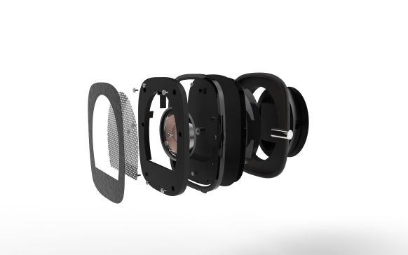 Wilkins P7耳罩式耳机造型3D图纸 Solidworks设计