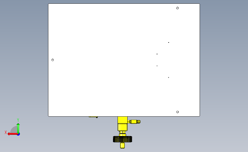 Z轴升降机构 背面视图