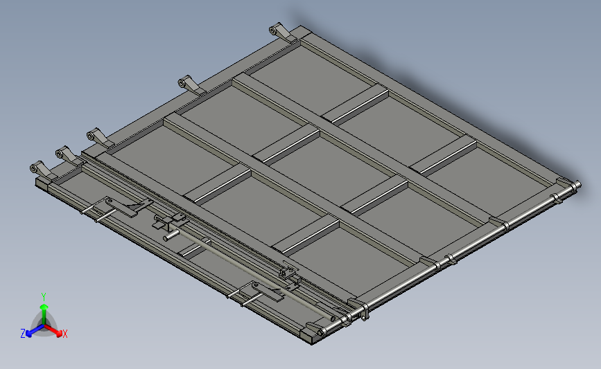 散货箱（集装箱企业）模型3D图纸 ProE设计