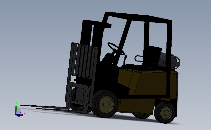 B02-Solidworks叉车装配