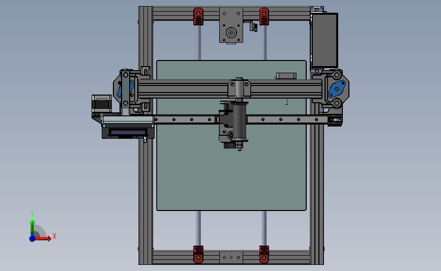 B13-3D打印机设计模型_SOLIDWORKS 2018_模型图纸下载 – 懒石网