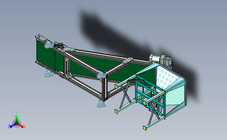 皮带线输送与定量装袋机集成设计